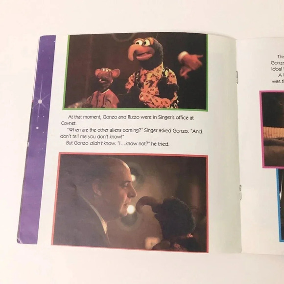 Vtg 1999 Muppets from Space Great Gonzos in the Galaxy Paperback Book - Picture 13 of 16